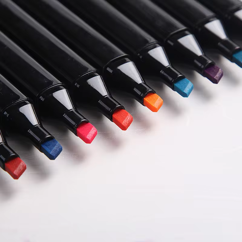 Mr Bonch | Dual Head Marker Set | Markers in Pouch Set | Available in 24, 36, 48, 60 or 80 piece set stationery