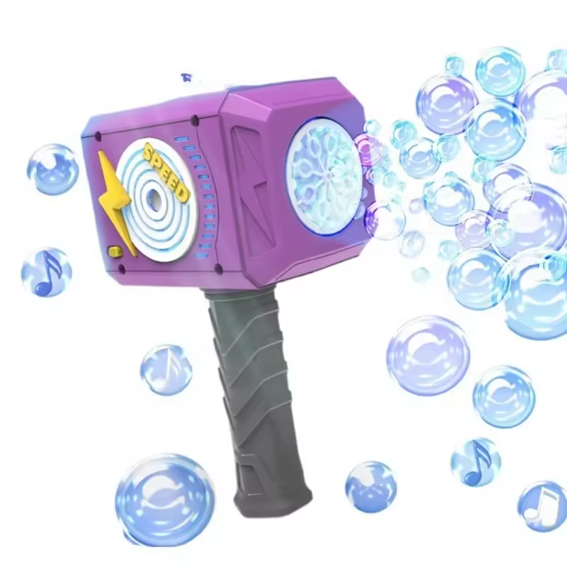 WannaBubbles | Automatic Hammer Bubble Toy | Bubble Blower comes with Bubble Solution