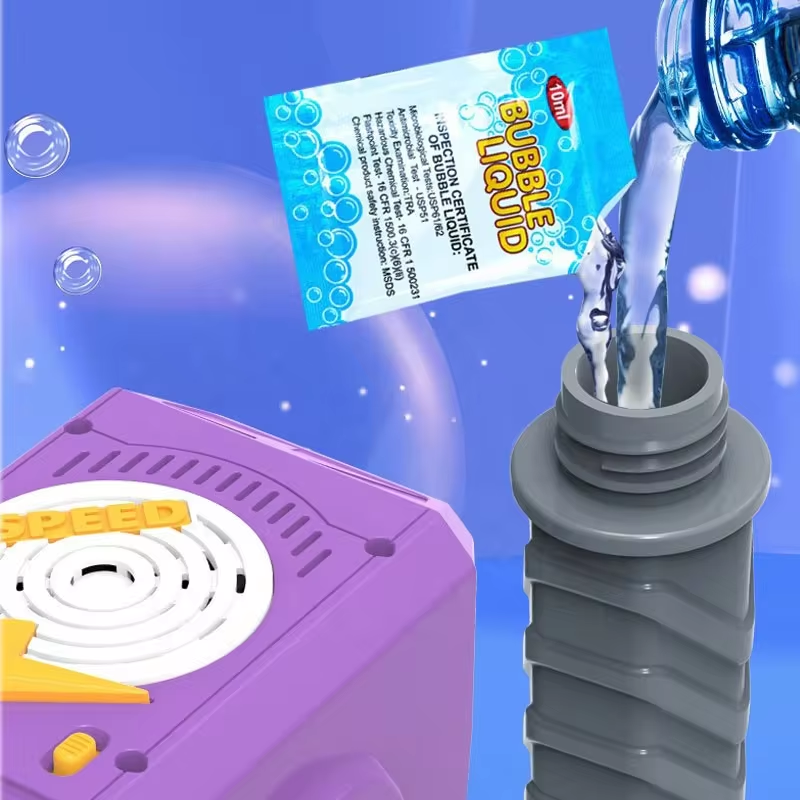 WannaBubbles | Automatic Hammer Bubble Toy | Bubble Blower comes with Bubble Solution