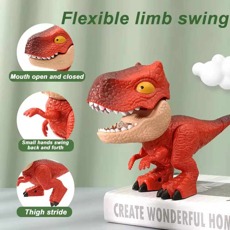MrBonch | 5 In 1 Dinosaur School Supplies | Pencil Eraser Sharpener Ruler Stapler Set | Stationery