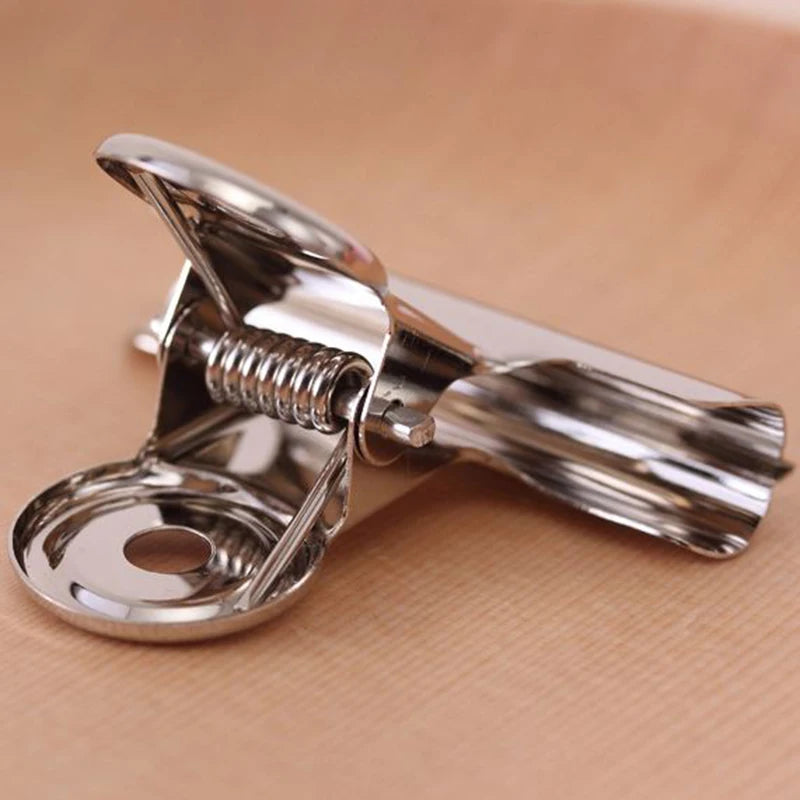 Foldback Metal Binder Clips Silver Grip