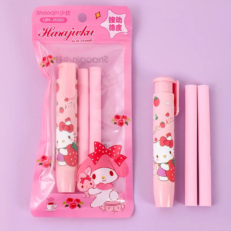 Cartoon Retractable Press Eraser