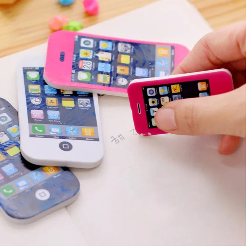 iPhone modeling Students Pen Shape Eraser Rubber