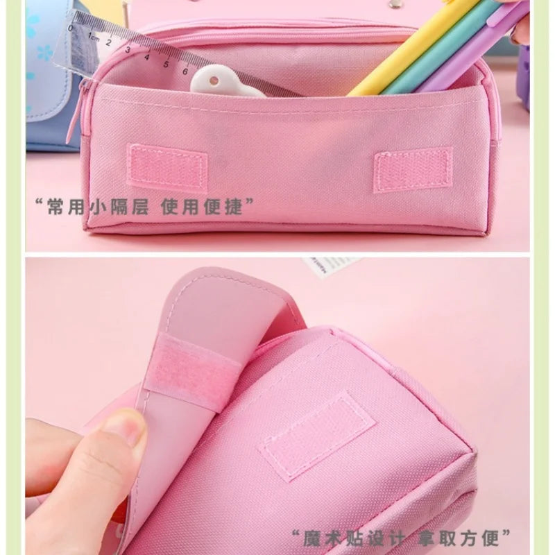 3D Kawaii Pencil Case Girls Decompression Pen Pouch
