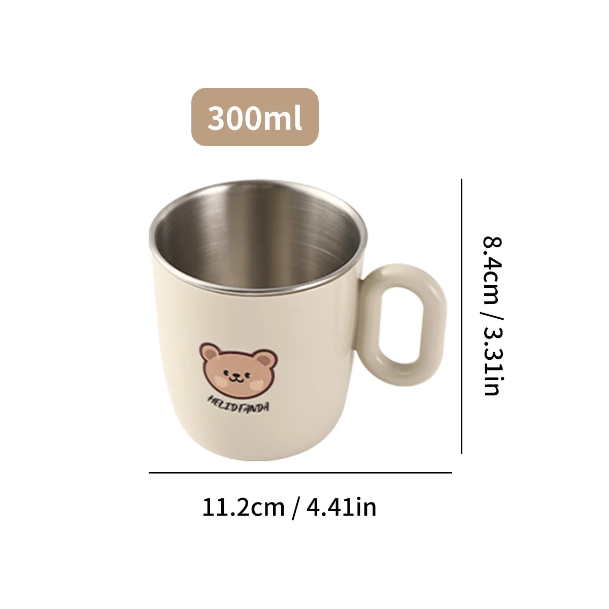 Cute Double Wall Milk Coffee Cup