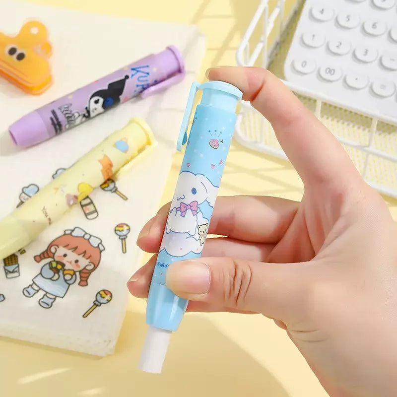 Cartoon Retractable Press Eraser