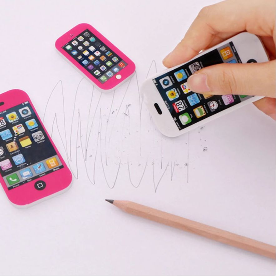 iPhone modeling Students Pen Shape Eraser Rubber
