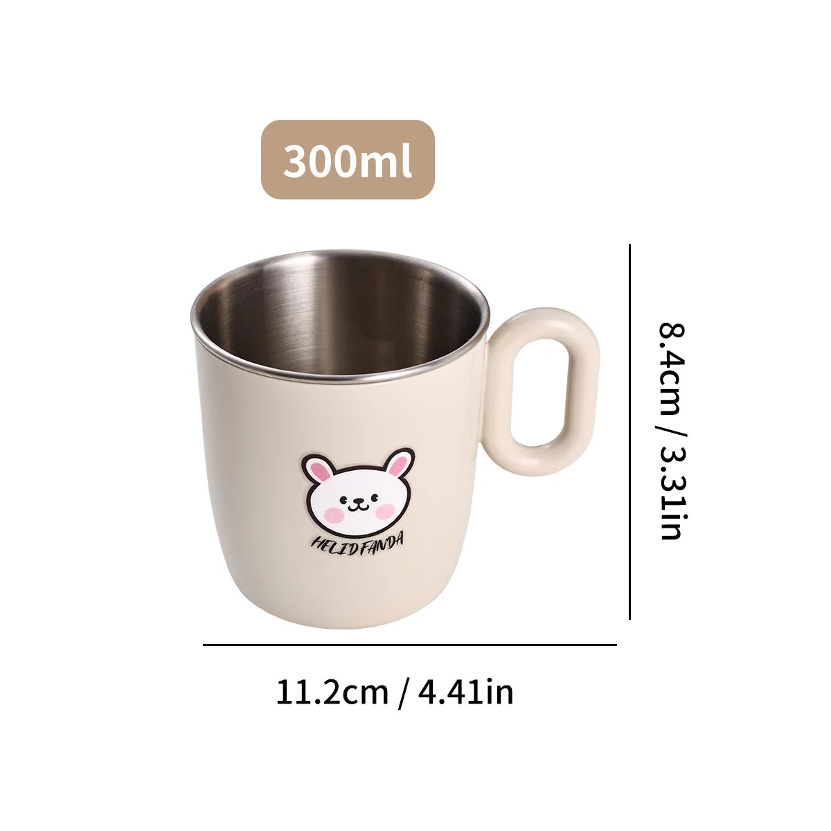 Cute Double Wall Milk Coffee Cup