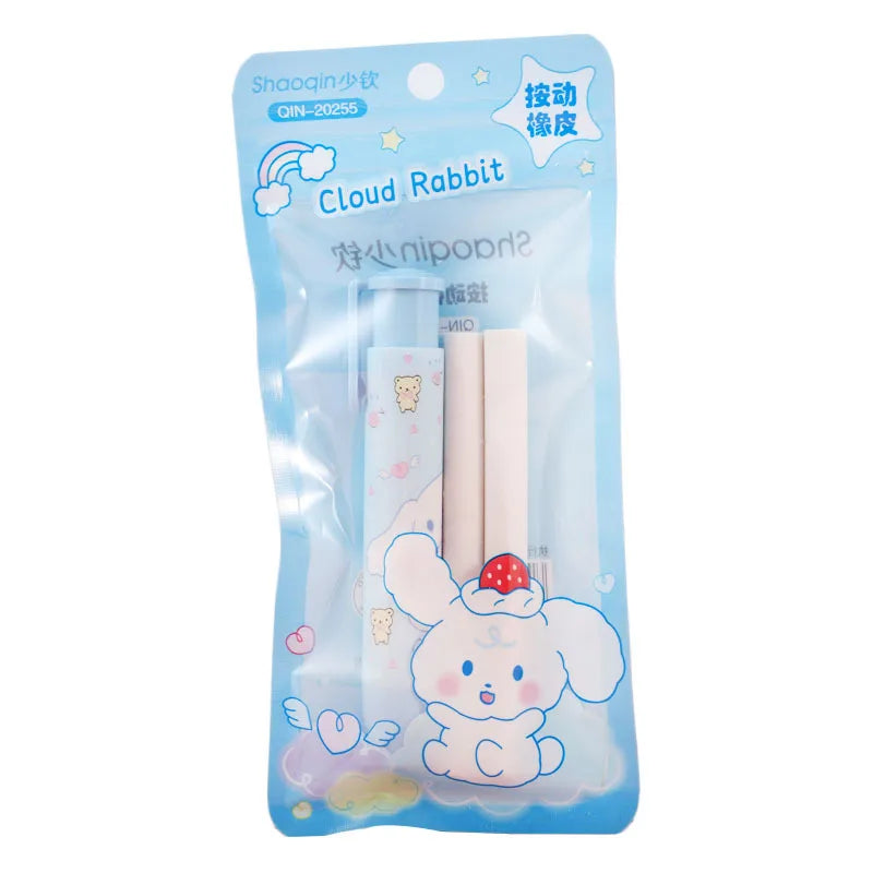 Cartoon Retractable Press Eraser