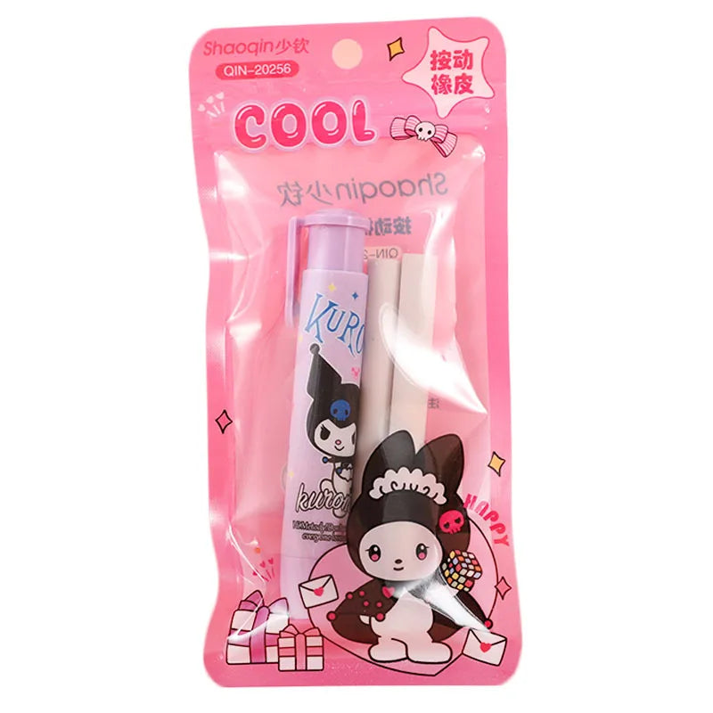 Cartoon Retractable Press Eraser