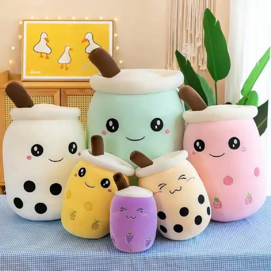 [SG] Mr Bonch Bubble Tea Plushies | 35cm Soft and cuddly Boba Tea Stuffed Pillow | Plush Pillow Milk tea