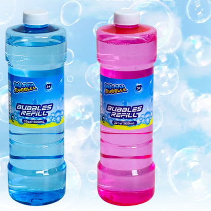 [SG] Wanna Bubbles | Bubble Solution Refill 500ml 1000ml | For Bubble Gun Bubble Machine | Safe for Children
