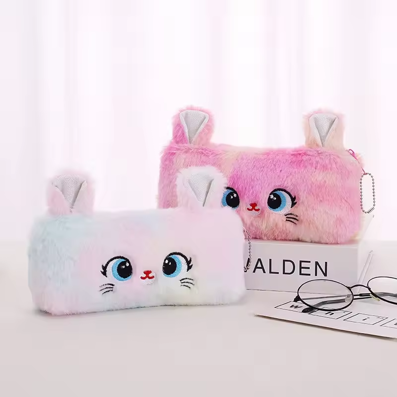 MrBonch | Plush Cat Pencil Case | Stationery Pencil Holder | Cute Pencil case