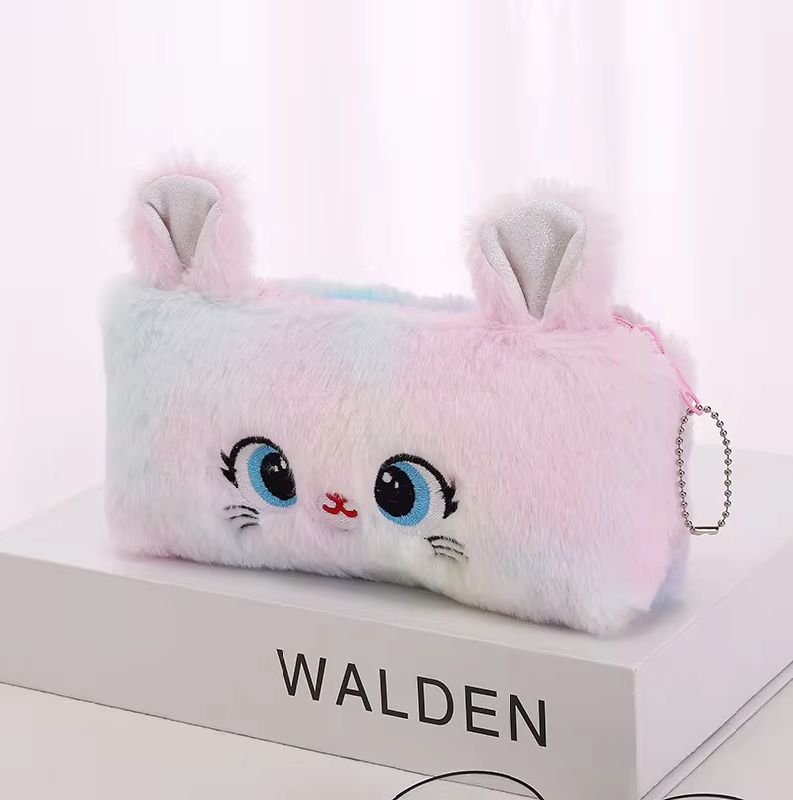 MrBonch | Plush Cat Pencil Case | Stationery Pencil Holder | Cute Pencil case