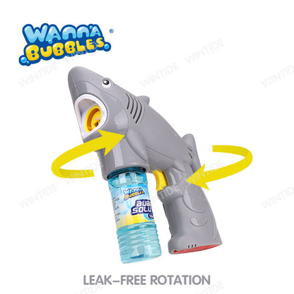[SG] Wanna Bubbles | SHARK / GOLD FISH BUBBLE BLASTER | 2oz/56ml Bubble Solution Included