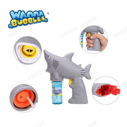 [SG] Wanna Bubbles | SHARK / GOLD FISH BUBBLE BLASTER | 2oz/56ml Bubble Solution Included