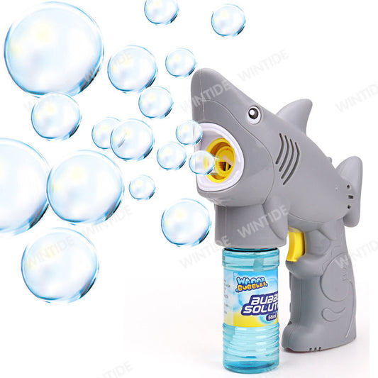 [SG] Wanna Bubbles | SHARK / GOLD FISH BUBBLE BLASTER | 2oz/56ml Bubble Solution Included