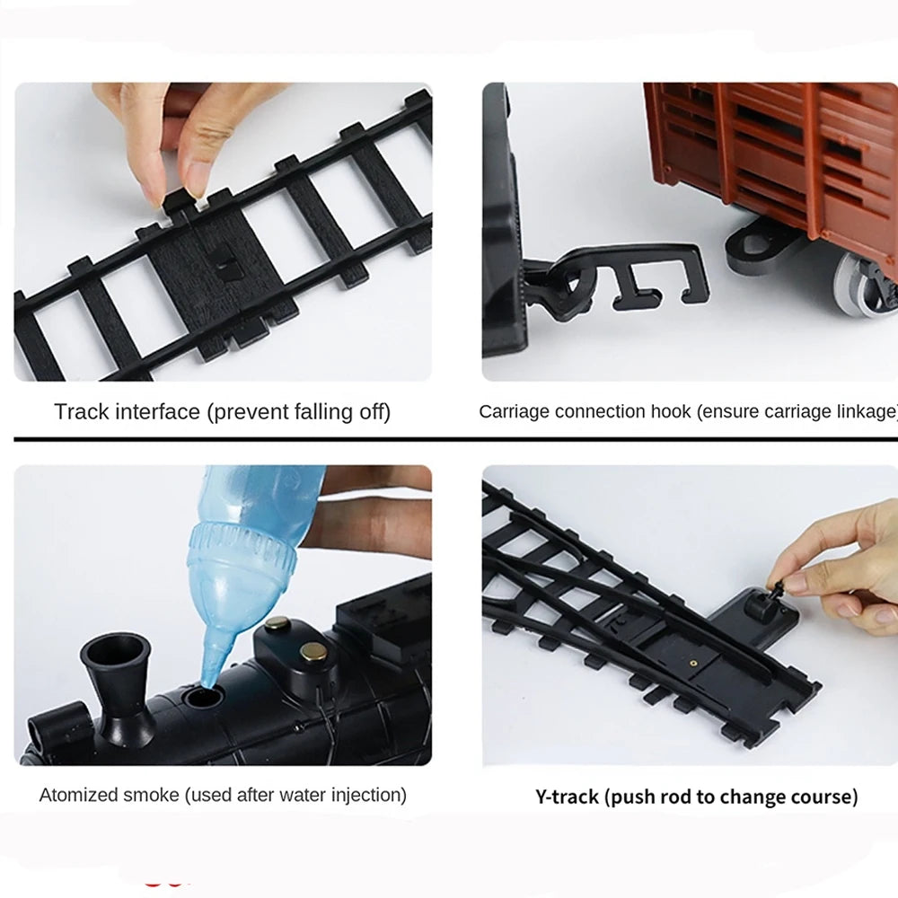 RC Train Toys Simulation Train Remote Control