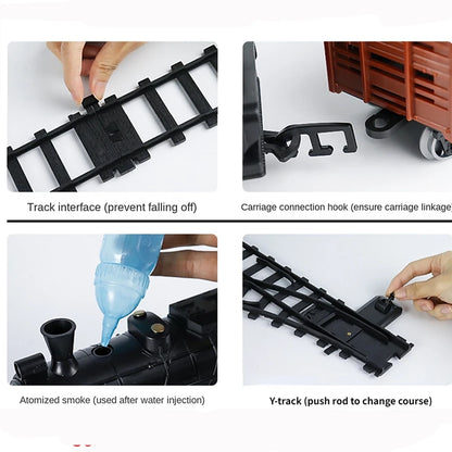 RC Train Toys Simulation Train Remote Control