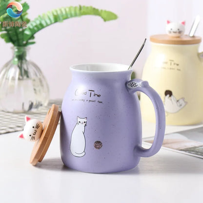 Cute Cartoon Ceramic Cup