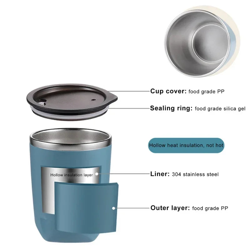Cafe Thermal Cup Stainless Steel Coffee Mug