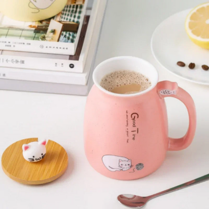 Cute Cartoon Ceramic Cup