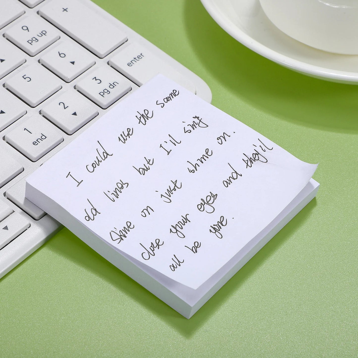 3 Pcs Student Stationery White Sticky Notes