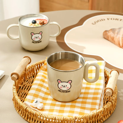 Cute Double Wall Milk Coffee Cup