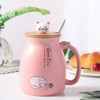 Cute Cartoon Ceramic Cup