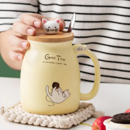 Cute Cartoon Ceramic Cup