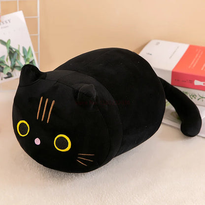 Cat Toy Soft Cute Brown Stuffed Animal Cat Pillow