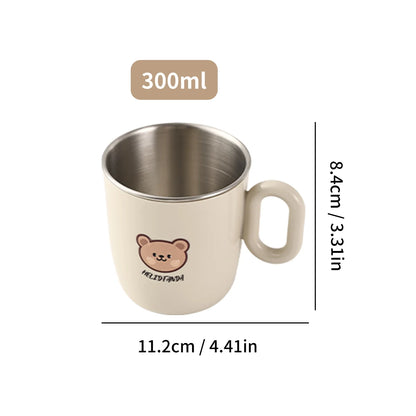 Cute Double Wall Milk Coffee Cup