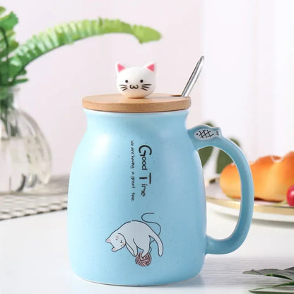 Cute Cartoon Ceramic Cup