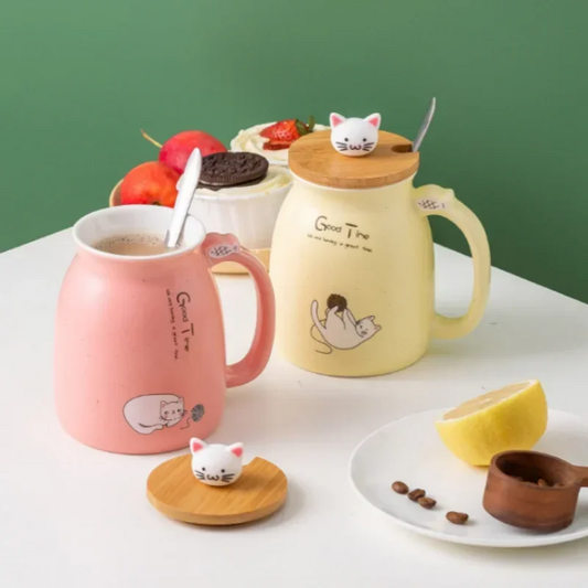 Cute Cartoon Ceramic Cup