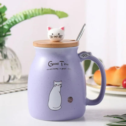 Cute Cartoon Ceramic Cup