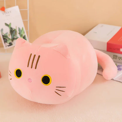 Cat Toy Soft Cute Brown Stuffed Animal Cat Pillow