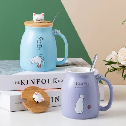 Cute Cartoon Ceramic Cup