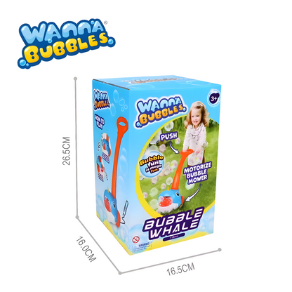 [SG] Wanna Bubbles | Cute Frog theme Walker for children with Bubble Blower | Bubble Solution Included