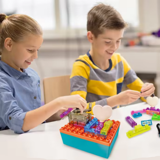 [SG] Mr Bonch | DIY Building Blocks | Exploration Experiment Electronic Circuit Toy Hand Crank Kits Kids Educational