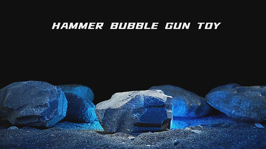 WannaBubbles | Automatic Hammer Bubble Toy | Bubble Blower comes with Bubble Solution