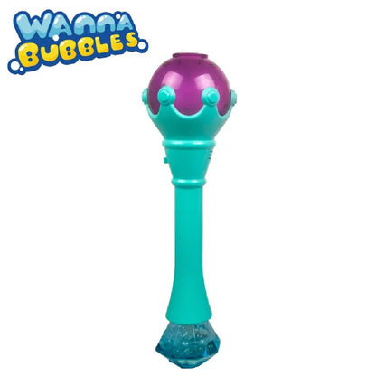 [SG] Wanna Bubbles Princess Wand Bubble Bower Set | Bubble Blower for children comes with 4oz/118ml Bubble Solution