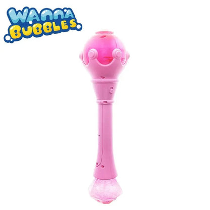 [SG] Wanna Bubbles Princess Wand Bubble Bower Set | Bubble Blower for children comes with 4oz/118ml Bubble Solution