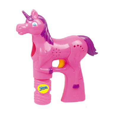 [SG] Wanna Bubbles Unicorn Bubble Shooter Set | Bubble Gun for children comes with 2oz/56ml Bubble Solution